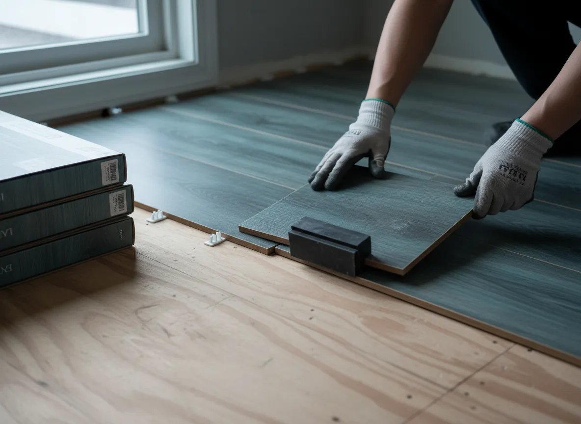 Luxury Vinyl Plank Installation company in Hoople, ND